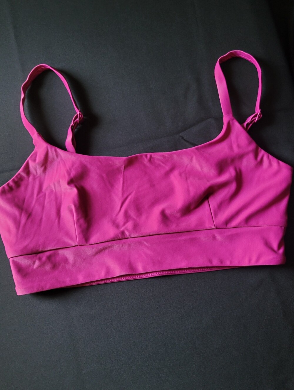 Alphalete Magenta Low Support Bra Top Size M